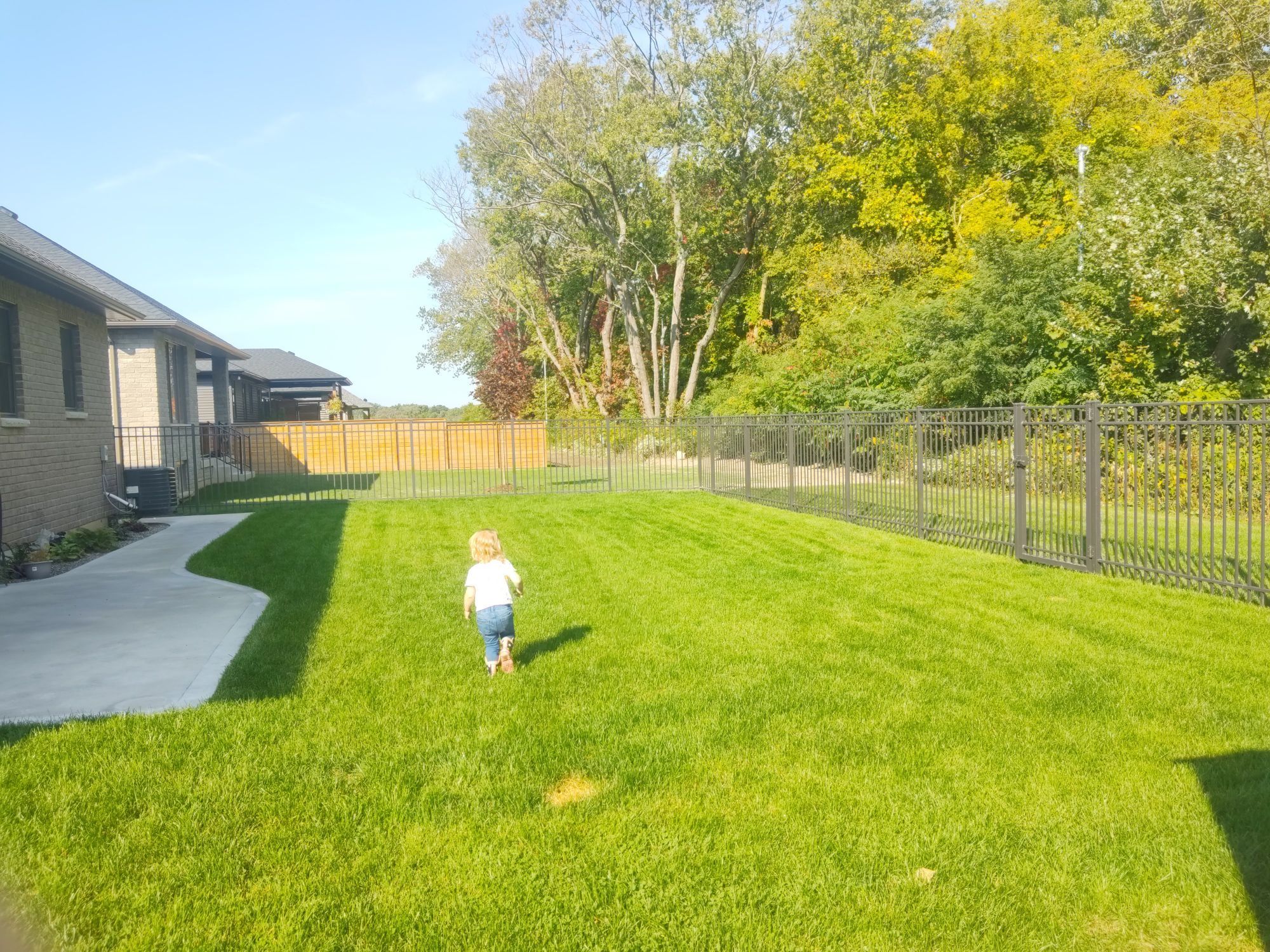 Saturday morning service call with my little girl. These fantastic customers had an issue with their fence, and I was able to respond quickly and get everything taken care of.